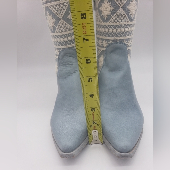 708- Free People Bren Textile Slouch Boots Size 7.5 NWT - Picture 5 of 11